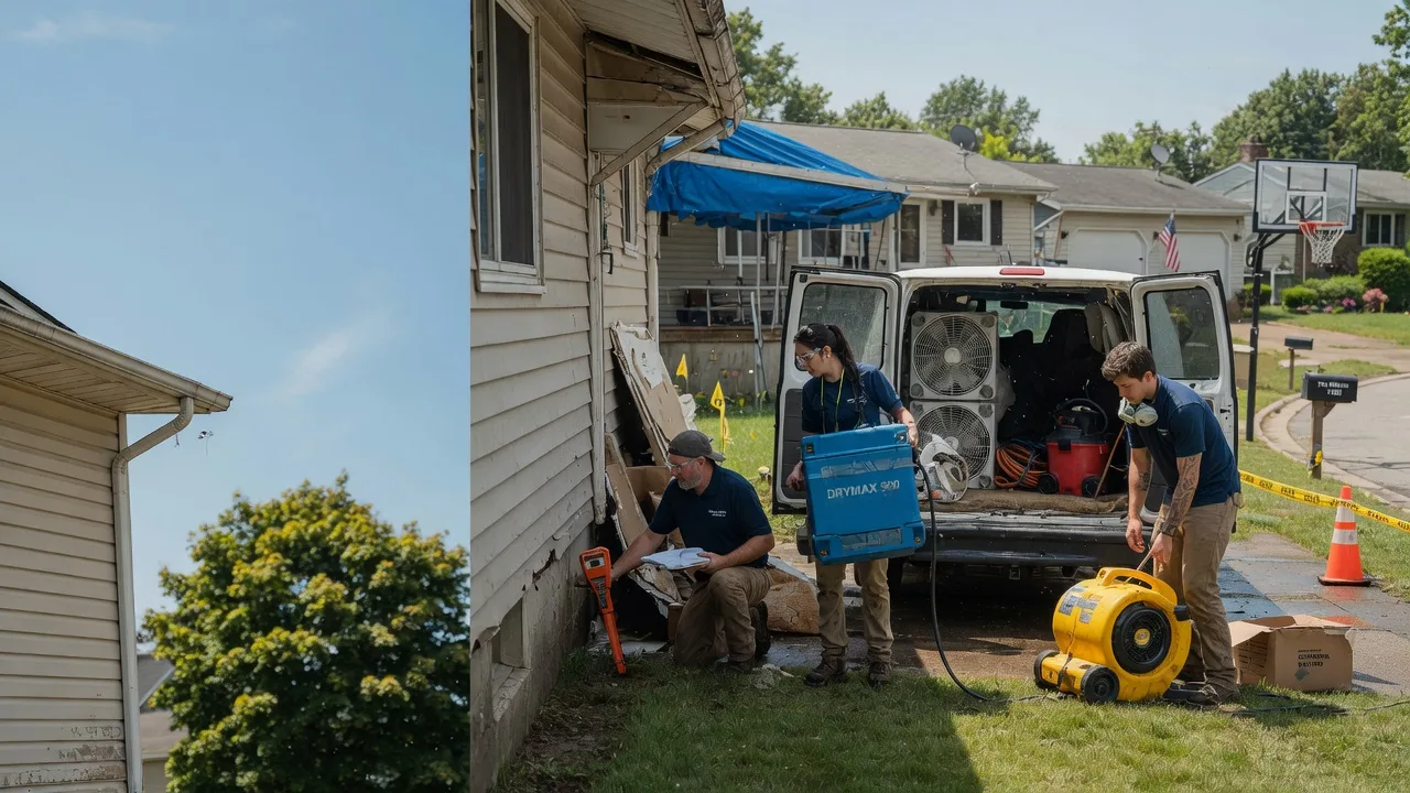 Ceiling Leak Cleanup in New Haven, OH near me
