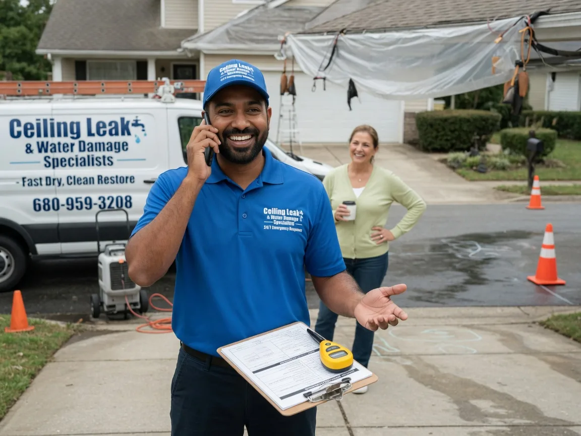 Ceiling Leak Cleanup New Haven, OH FAQs